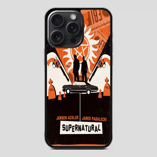 Supernatural Retrowallpaper iPhone 15 Pro Case