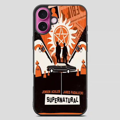 Supernatural Retrowallpaper iPhone 16 Plus Case