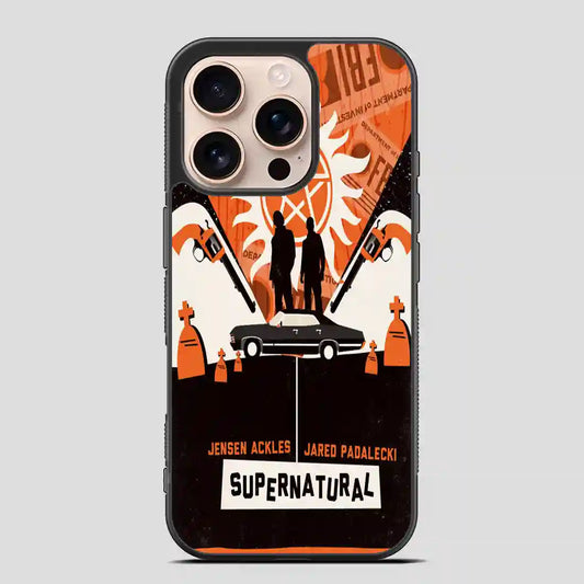 Supernatural Retrowallpaper iPhone 16 Pro Case