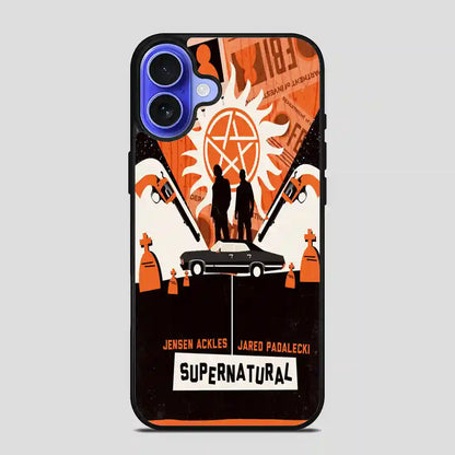 Supernatural Retrowallpaper iPhone 16 Case