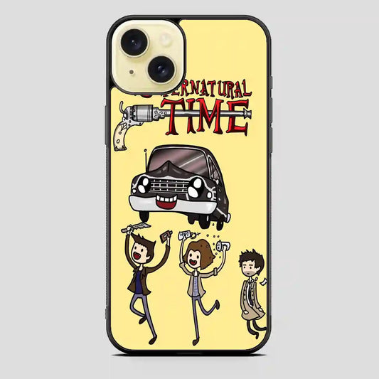 Supernatural Time Quote iPhone 15 Plus Case