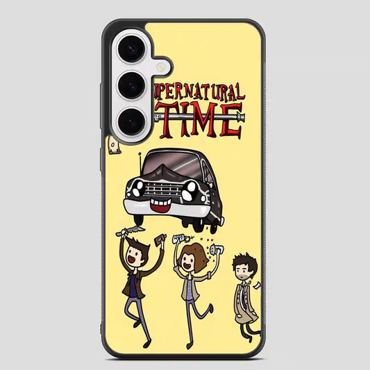 Supernatural Time Quote Samsung Galaxy S24 Plus Case