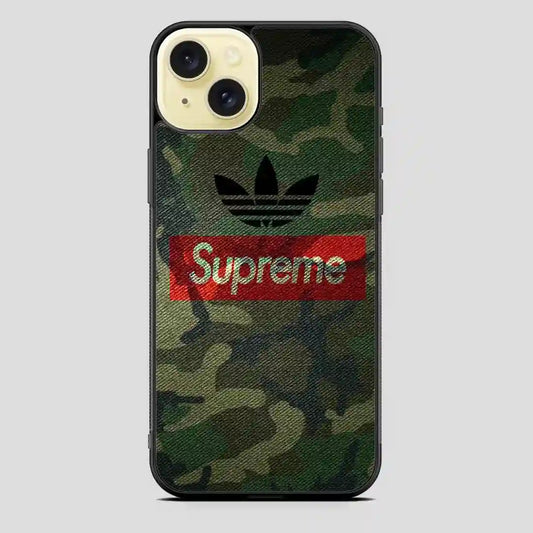 Supreme Adidas iPhone 15 Plus Case