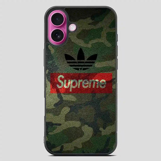 Supreme Adidas iPhone 16 Plus Case