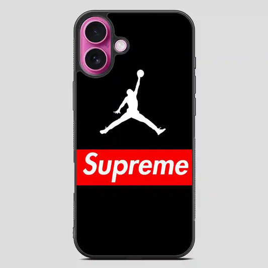 Supreme Air Jordan iPhone 16 Plus Case