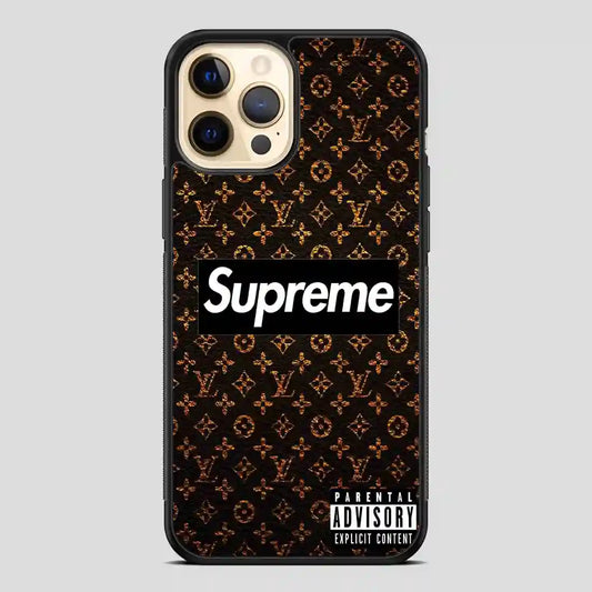 Supreme And Lv iPhone 12 Pro Case