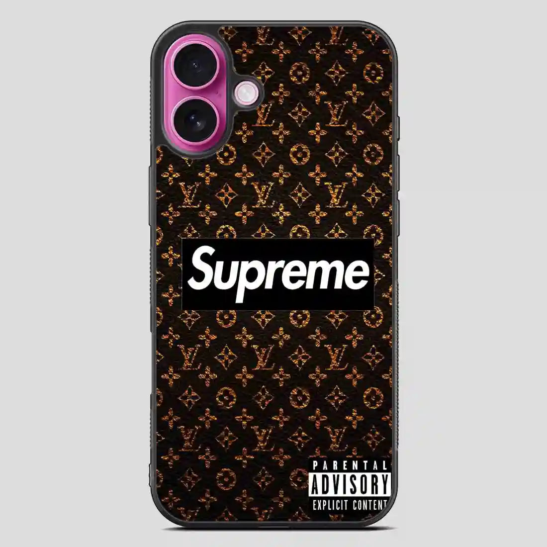 Supreme And Lv iPhone 16 Plus Case