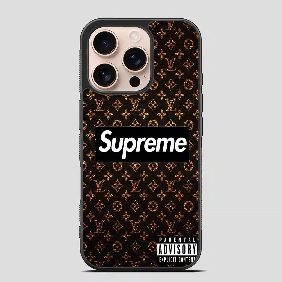 Supreme And Lv iPhone 16 Pro Case