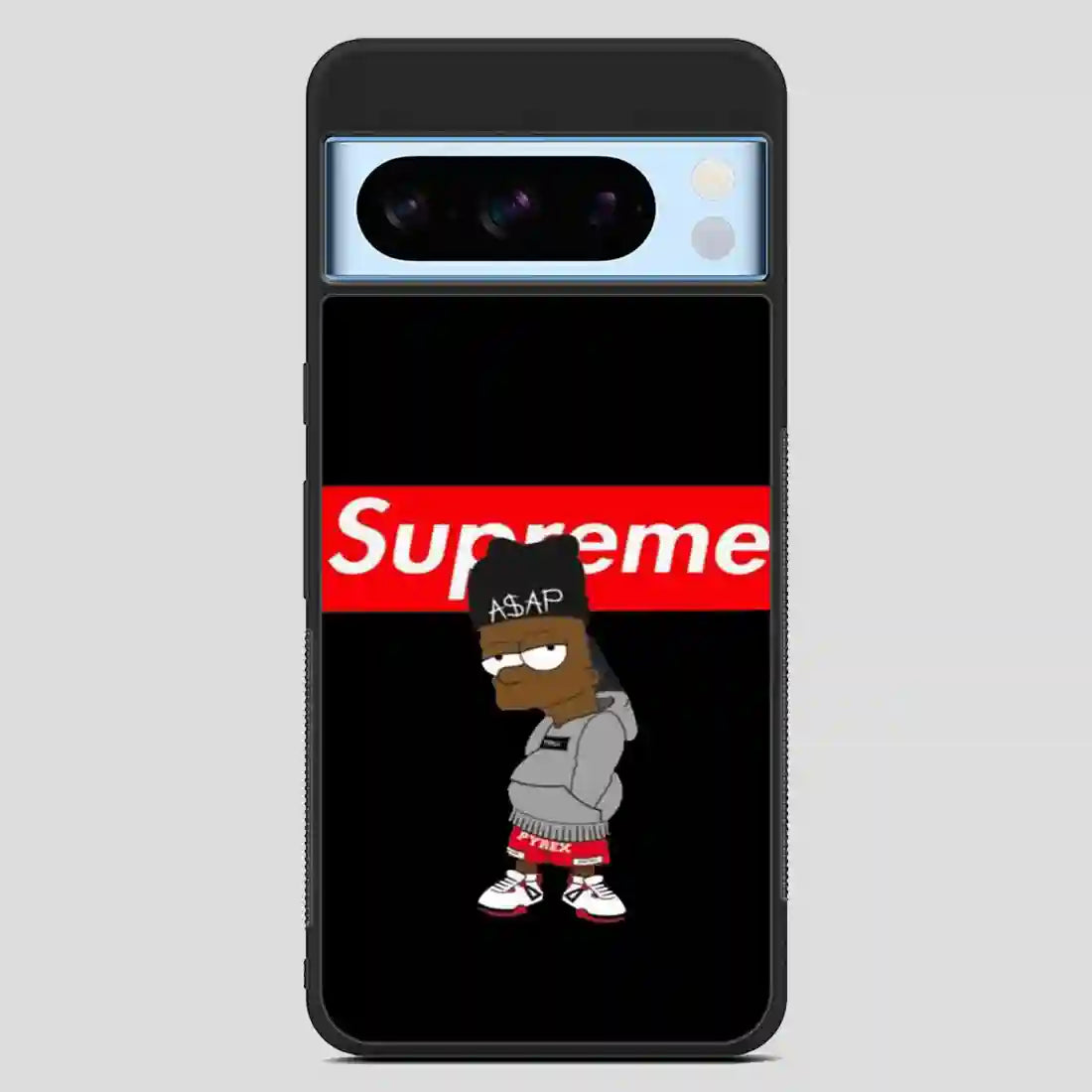 Supreme Bart Simpson Asap Rocky Google Pixel 8 Pro Case