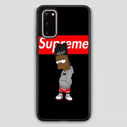 Supreme Bart Simpson Asap Rocky Samsung Galaxy S20 Case