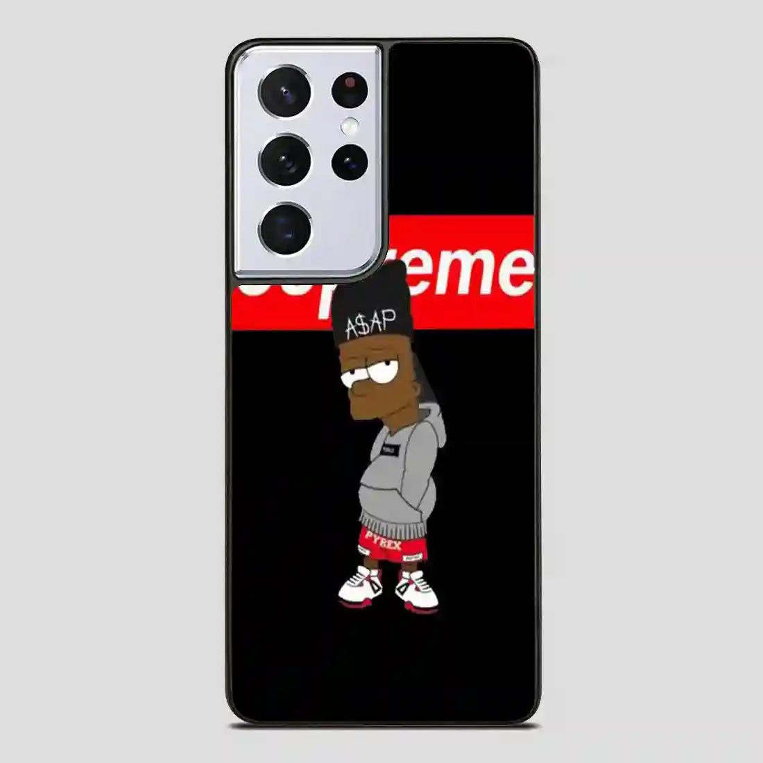 Supreme Bart Simpson Asap Rocky Samsung Galaxy S21 Ultra Case