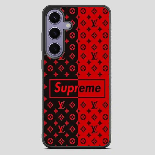 Supreme Black Red Samsung Galaxy S23 Plus Case