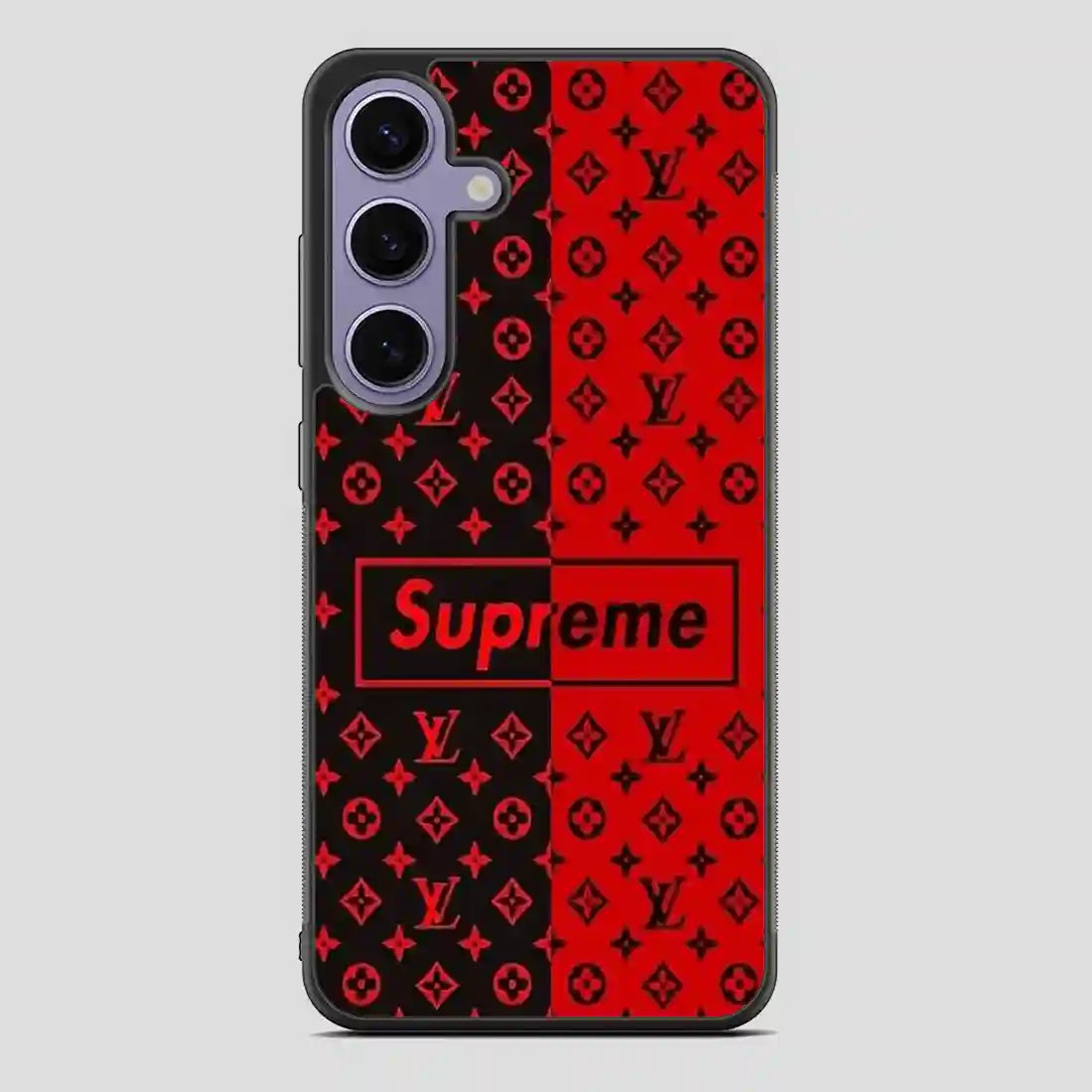 Supreme Black Red Samsung Galaxy S24 Case