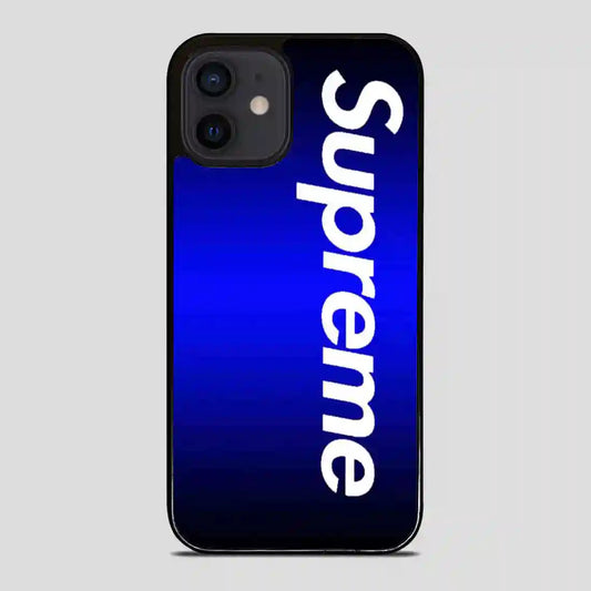 Supreme Blue iPhone 12 Mini Case