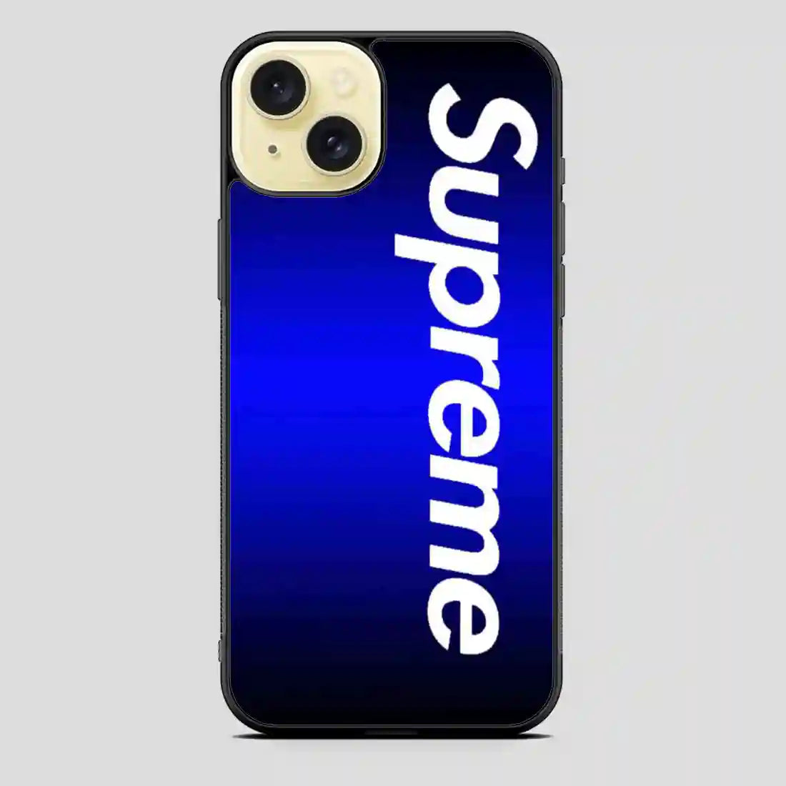 Supreme Blue iPhone 15 Plus Case