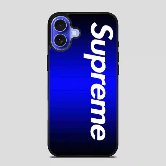 Supreme Blue iPhone 16 Case