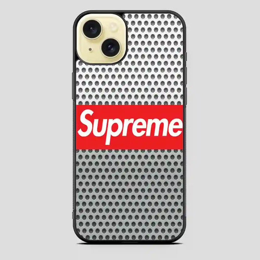 Supreme Carbone iPhone 15 Plus Case