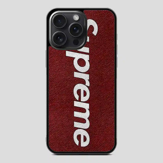 Supreme Colors iPhone 15 Pro Case