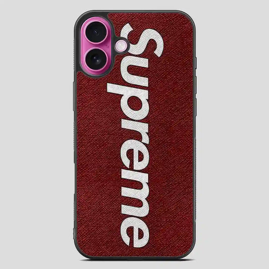 Supreme Colors iPhone 16 Plus Case