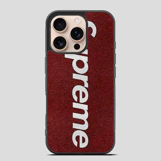 Supreme Colors iPhone 16 Pro Case