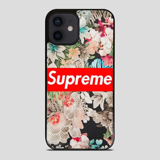 Supreme Flowers iPhone 12 Mini Case