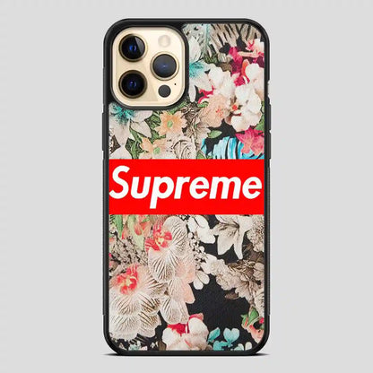 Supreme Flowers iPhone 12 Pro Case