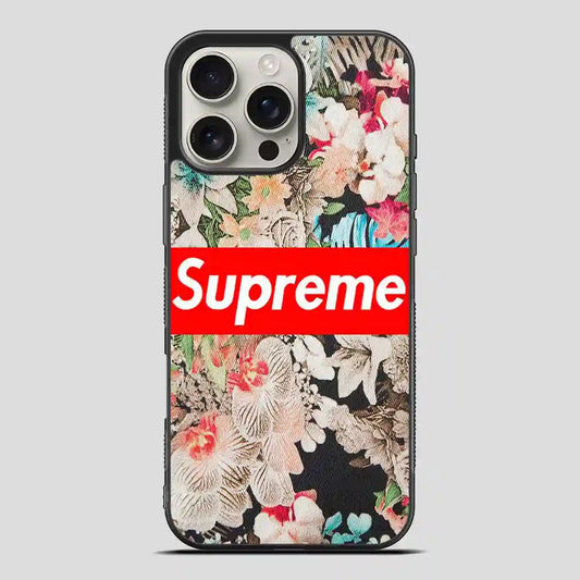 Supreme Flowers iPhone 16 Pro Max Case