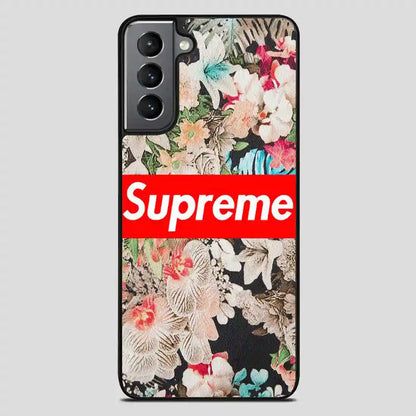 Supreme Flowers Samsung Galaxy S21 Plus Case