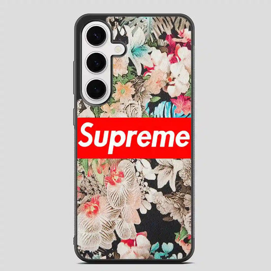 Supreme Flowers Samsung Galaxy S24 Plus Case