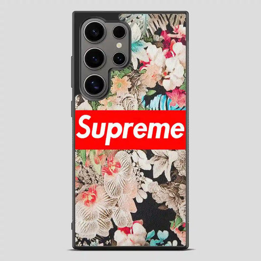 Supreme Flowers Samsung Galaxy S24 Ultra Case