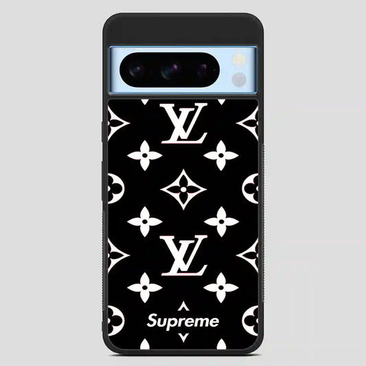 Supreme Gift Louis Vuitton Black Google Pixel 8 Pro Case