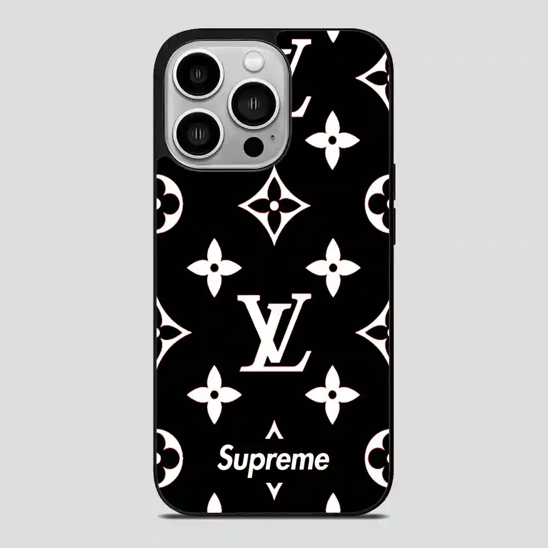 Supreme Gift Louis Vuitton Black iPhone 14 Pro Case