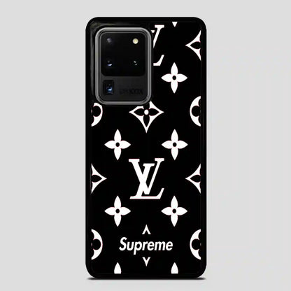 Supreme Gift Louis Vuitton Black Samsung Galaxy S20 Ultra Case