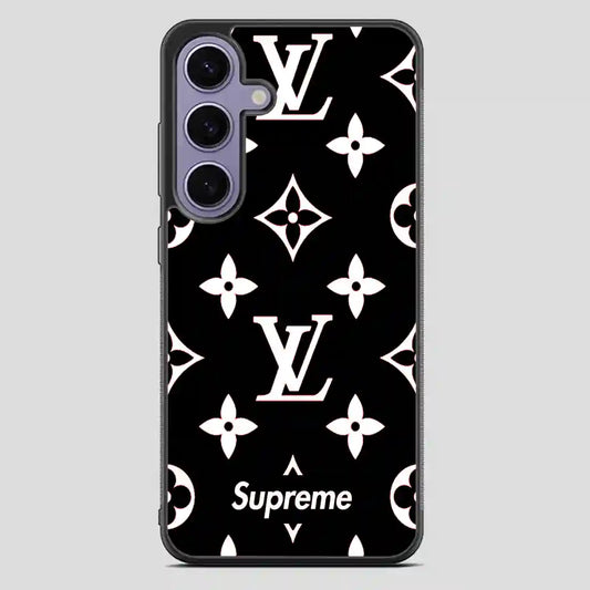 Supreme Gift Louis Vuitton Black Samsung Galaxy S23 Plus Case