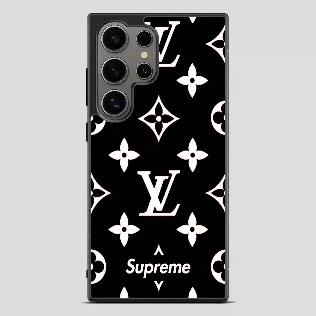 Supreme Gift Louis Vuitton Black Samsung Galaxy S24 Ultra Case