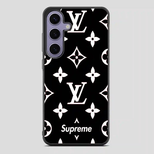 Supreme Gift Louis Vuitton Black Samsung Galaxy S24 Case