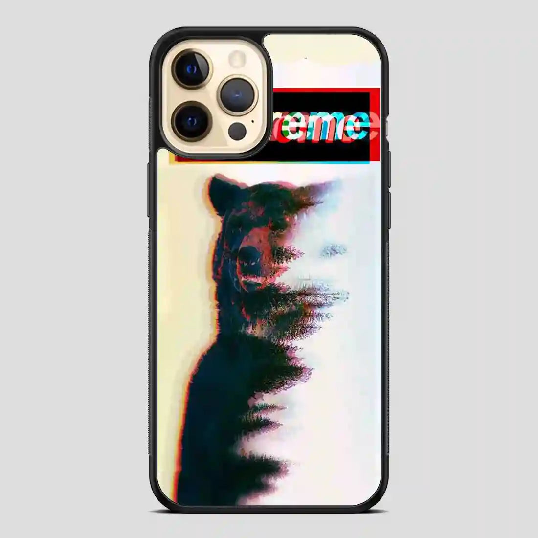 Supreme Logo Cat iPhone 12 Pro Case