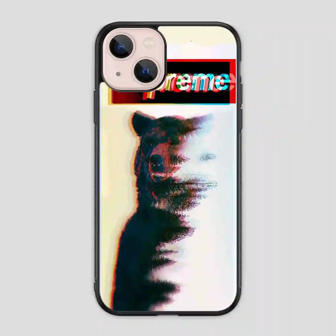 Supreme Logo Cat iPhone 13 Mini Case