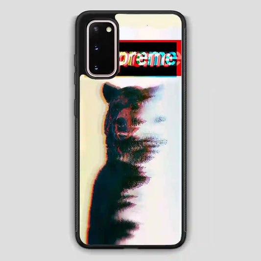 Supreme Logo Cat Samsung Galaxy S20 Case