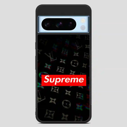 Supreme Red Black Google Pixel 8 Pro Case