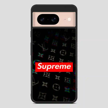 Supreme Red Black Google Pixel 8 Case