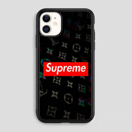 Supreme Red Black iPhone 11 Case