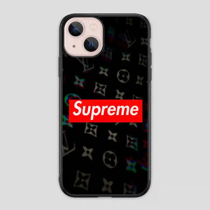 Supreme Red Black iPhone 13 Mini Case