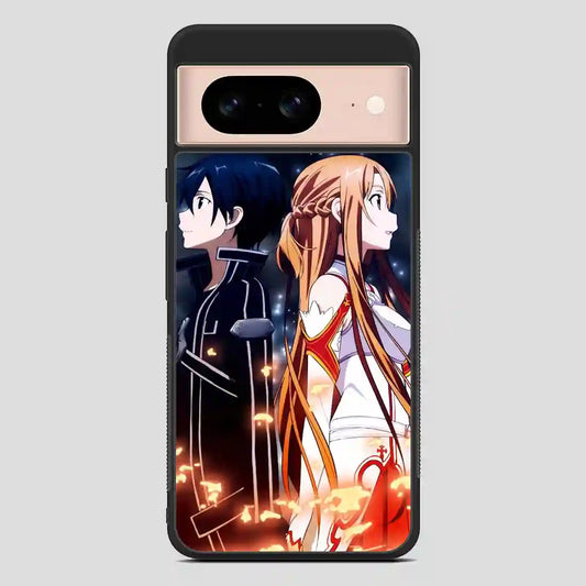 Sword Art Online Kirito And Asuna Google Pixel 8 Case