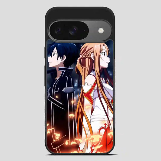 Sword Art Online Kirito And Asuna Google Pixel 9 Case