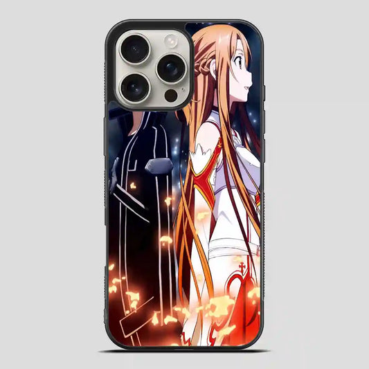 Sword Art Online Kirito And Asuna iPhone 16 Pro Max Case