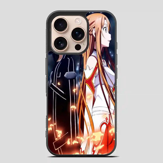 Sword Art Online Kirito And Asuna iPhone 16 Pro Case