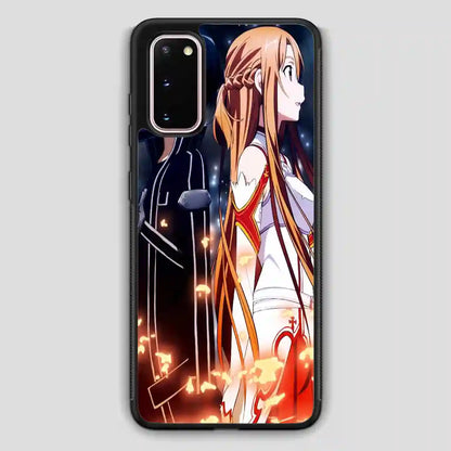 Sword Art Online Kirito And Asuna Samsung Galaxy S20 Case