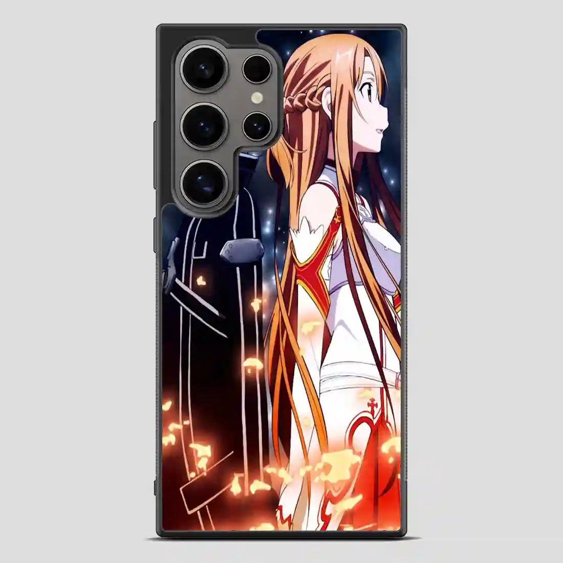 Sword Art Online Kirito And Asuna Samsung Galaxy S24 Ultra Case