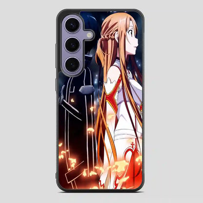 Sword Art Online Kirito And Asuna Samsung Galaxy S24 Case